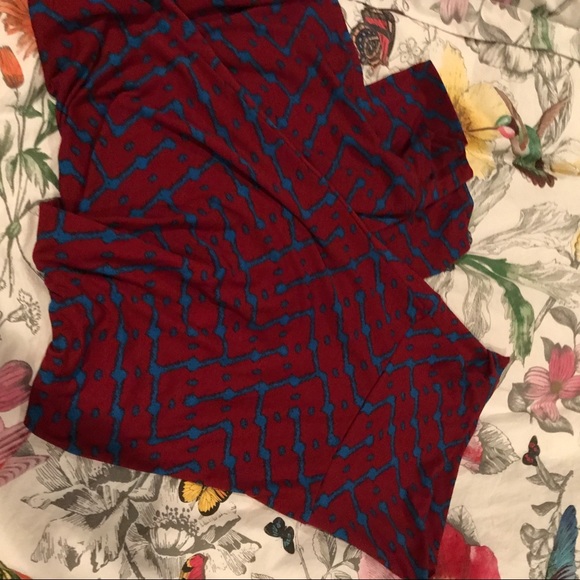 LuLaRoe MAXI - XXS wine/blue - Picture 3 of 5